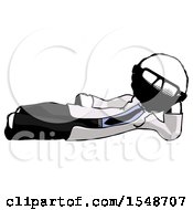 Poster, Art Print Of Ink Doctor Scientist Man Reclined On Side