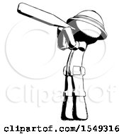 Poster, Art Print Of Ink Explorer Ranger Man Thermometer In Mouth