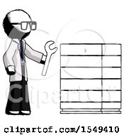 Poster, Art Print Of Ink Doctor Scientist Man Server Administrator Doing Repairs