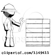 Poster, Art Print Of Ink Explorer Ranger Man Server Administrator Doing Repairs