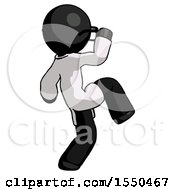 Poster, Art Print Of Black Doctor Scientist Man Kick Pose Start