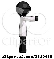 Poster, Art Print Of Black Doctor Scientist Man Pointing Right