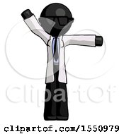 Poster, Art Print Of Black Doctor Scientist Man Directing Traffic Right