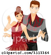 Poster, Art Print Of Ballroom Dancer Couple