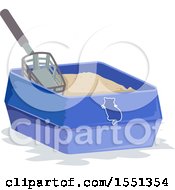 Poster, Art Print Of Scooper In A Kitty Litter Box