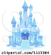 Poster, Art Print Of Blue Ice Castle
