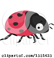 Clipart Of A Cute Ladybug Royalty Free Vector Illustration by BNP Design Studio