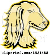 Persian Greyhound Dog Mascot Head