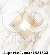 Clipart Of A Marble Background With Diamonds Royalty Free Vector Illustration