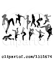 Poster, Art Print Of Silhouetted Dancers