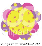 Clipart Of A Flower Royalty Free Vector Illustration