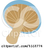 Clipart Of A Mushroom Royalty Free Vector Illustration by Cherie Reve