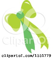 Poster, Art Print Of Green Bow And Ribbons
