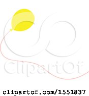 Clipart Of A Balloon Royalty Free Vector Illustration