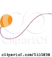 Clipart Of A Balloon Royalty Free Vector Illustration