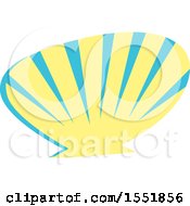 Clipart Of A Sea Shell Royalty Free Vector Illustration by Cherie Reve