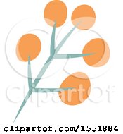 Clipart Of A Plant Sprig Royalty Free Vector Illustration by Cherie Reve