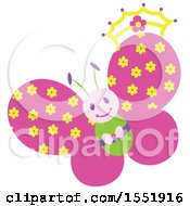 Clipart Of A Butterfly Royalty Free Vector Illustration