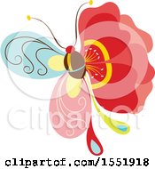 Clipart Of A Butterfly Royalty Free Vector Illustration