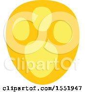 Clipart Of A Cute Animal Paw Print Royalty Free Vector Illustration