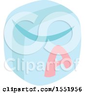Clipart Of A Baby Toy Block Royalty Free Vector Illustration