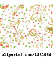 Poster, Art Print Of Gingerbread Cookie Pattern