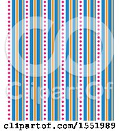 Poster, Art Print Of Dot And Stripe Pattern