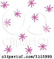 Poster, Art Print Of Purple Star Pattern