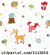 Poster, Art Print Of Cute Forest Animal Pattern