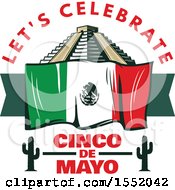 Clipart Of A Retro Styled Cinco De Mayo Design Royalty Free Vector Illustration