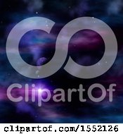 Poster, Art Print Of 3d Colorful Nebula And Planet Sky