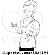 Poster, Art Print Of Black And White Chef Boy