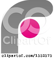 Clipart Of A Letter F Design Royalty Free Vector Illustration