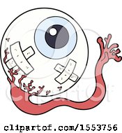 Poster, Art Print Of Cartoon Injured Eyeball