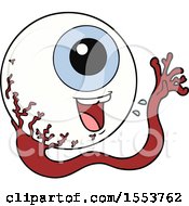 Poster, Art Print Of Cartoon Eyeball Laughing