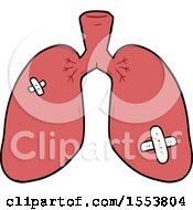Poster, Art Print Of Cartoon Repaired Lungs