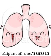 Poster, Art Print Of Cartoon Happy Lungs
