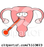 Poster, Art Print Of Cartoon Poorly Uterus