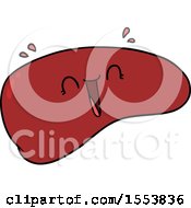 Cartoon Healthy Liver by lineartestpilot