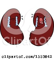 Poster, Art Print Of Cartoon Kidneys Crying