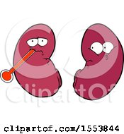 Poster, Art Print Of Cartoon Unhealthy Kidney
