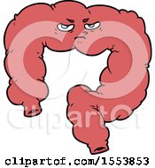 Cartoon Angry Colon by lineartestpilot