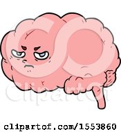 Poster, Art Print Of Cartoon Angry Brain