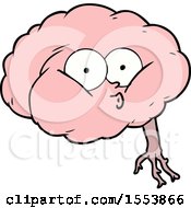Poster, Art Print Of Cartoon Impressed Brain