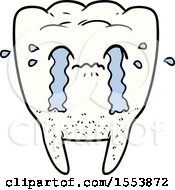 Poster, Art Print Of Cartoon Tooth Crying