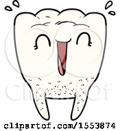 Cartoon Happy Tooth by lineartestpilot