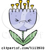 Poster, Art Print Of Cartoon Angry Flower