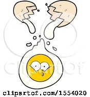 Cartoon Cracked Egg