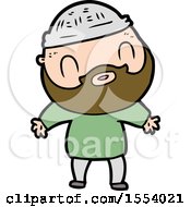 Poster, Art Print Of Cartoon Bearded Man