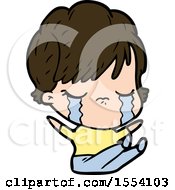 Cartoon Woman Crying